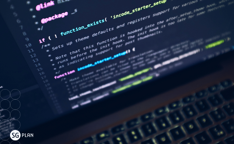 tela do notebook com informações do programa de manutenção