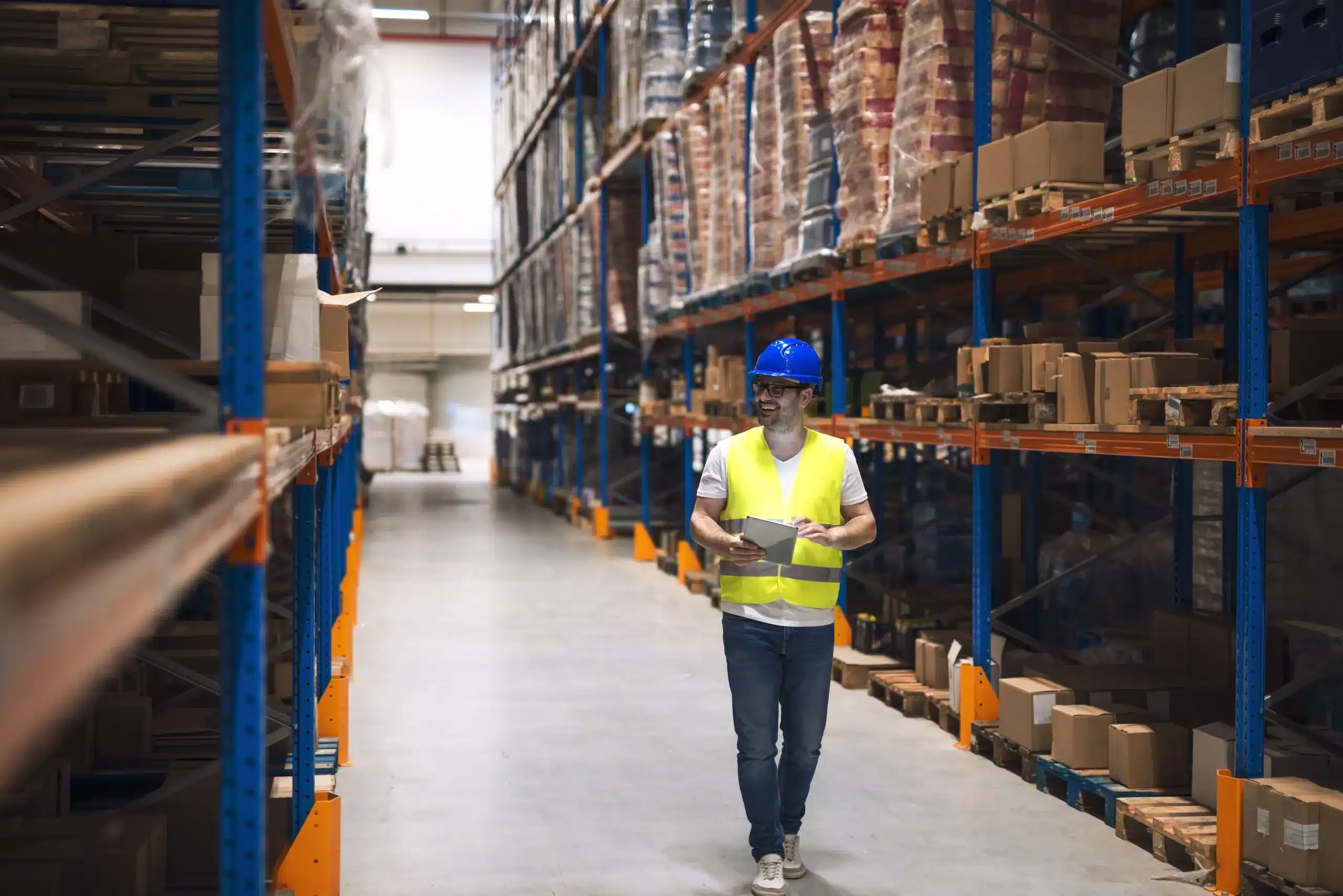 estoque-de-seguranca-homem-de-meia-idade-com-colete-andando-no-estoque-da-industria