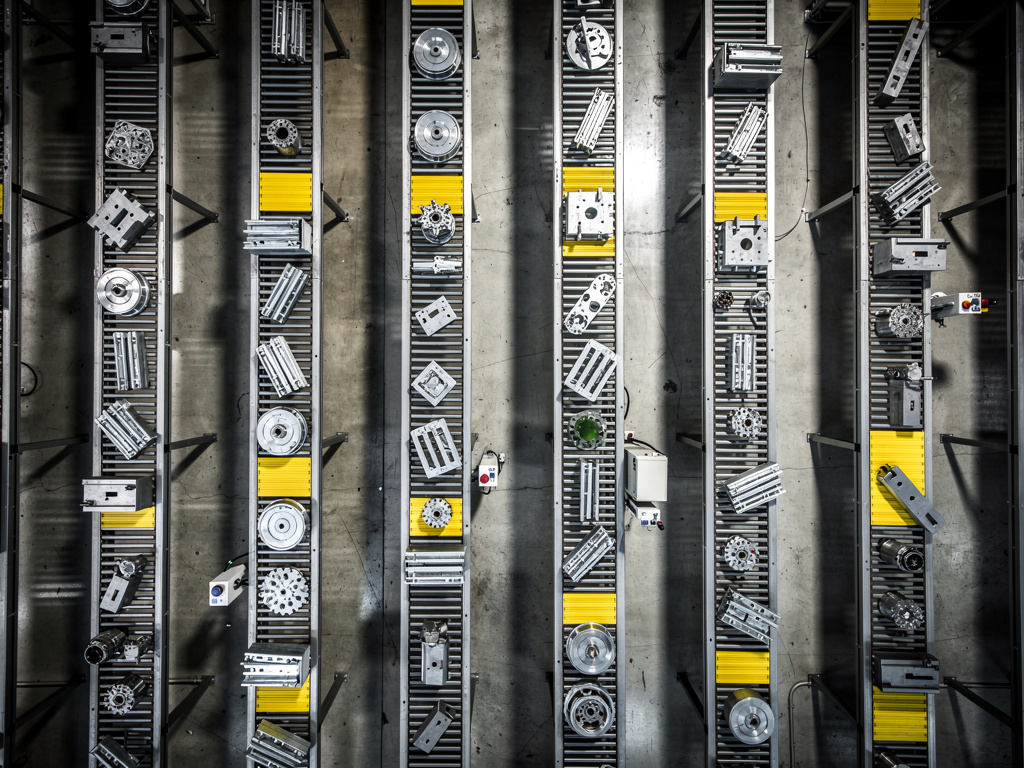Seção sobre throughput e gargalos, mostrando o fluxo de produção como sistema interconectado indicadores de produção industrial